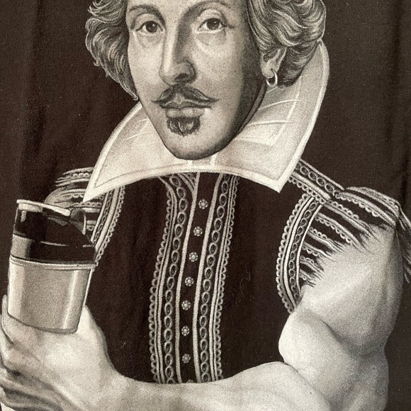 Black form fitting graphic Tee. 100% cotton. Ann Arbor. - Picture 4 of 5